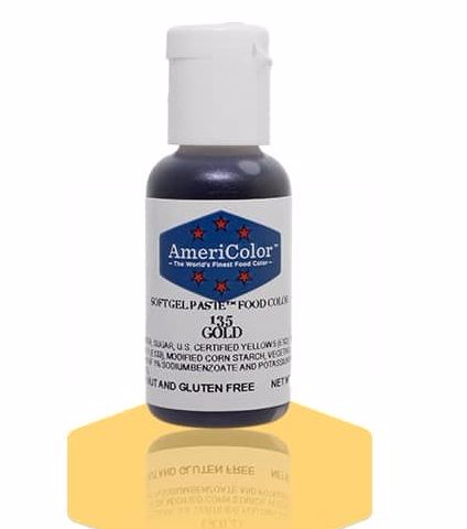 

Золотой гелевый краситель AmeriColor Gold, 21г