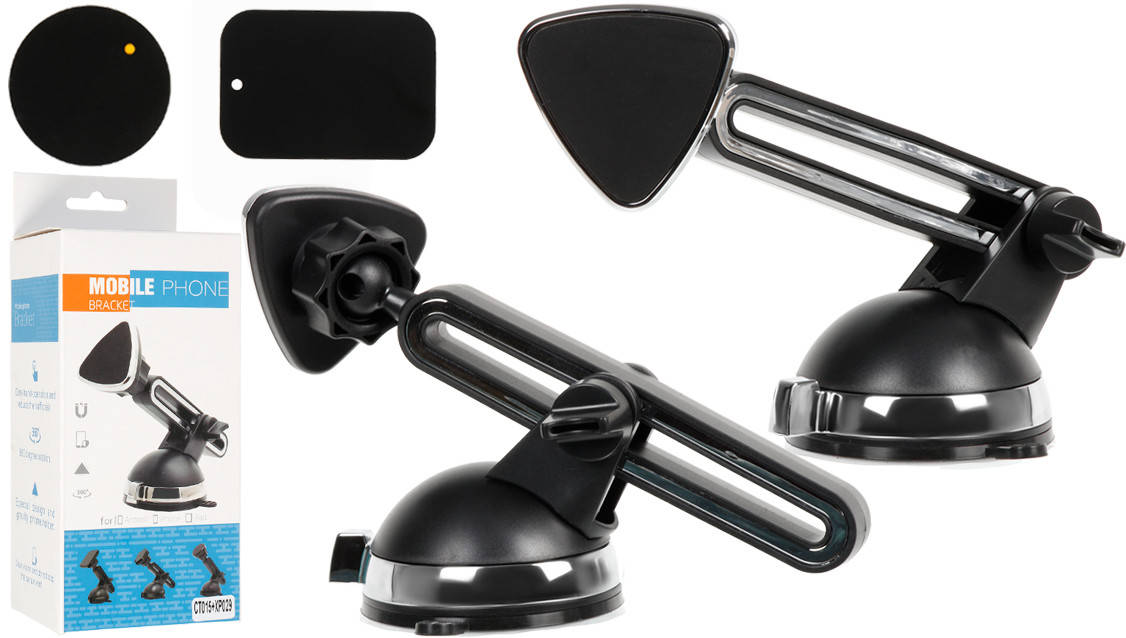 

Магнитный держатель для телефона в автомобиль CTO15+XP029 черный