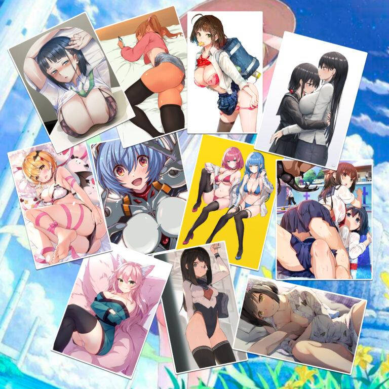 

Anime set №4 Набор стикеров 11шт