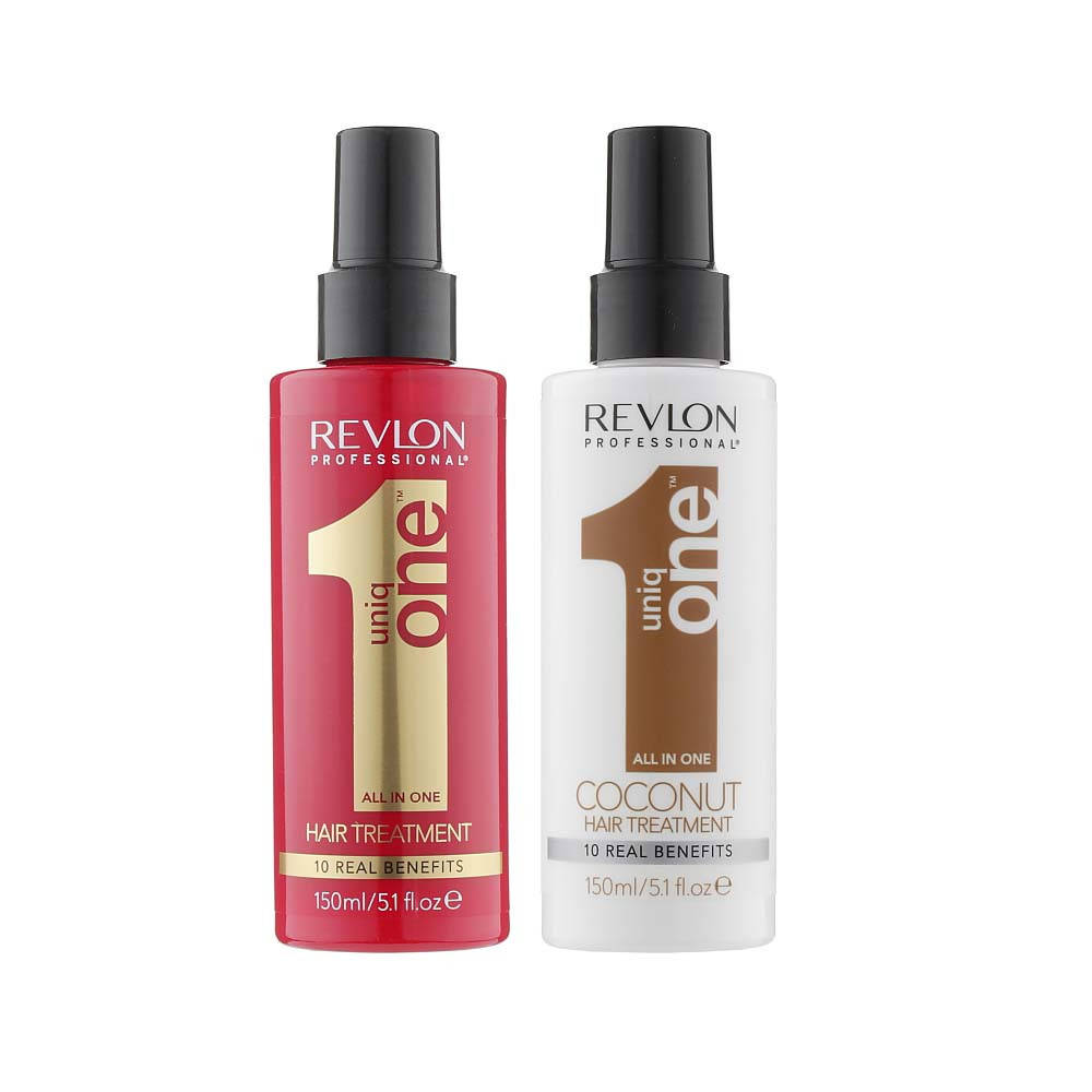 

Набор спрей 150 мл + спрей 150 мл, Uniq One Coconut REVLON