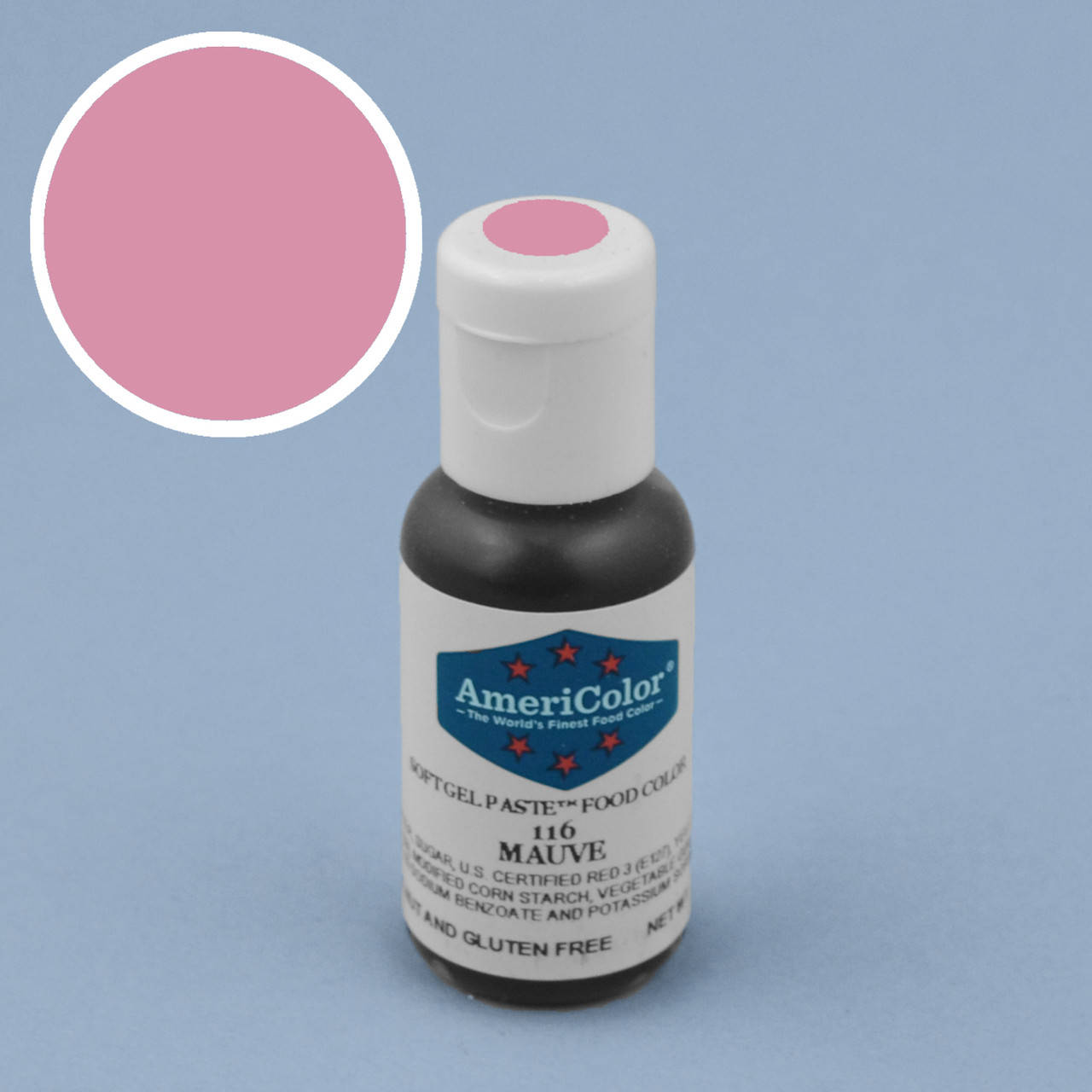 

Гелевая краска AmeriColor Розовато-лиловая/Mauve 21 гр