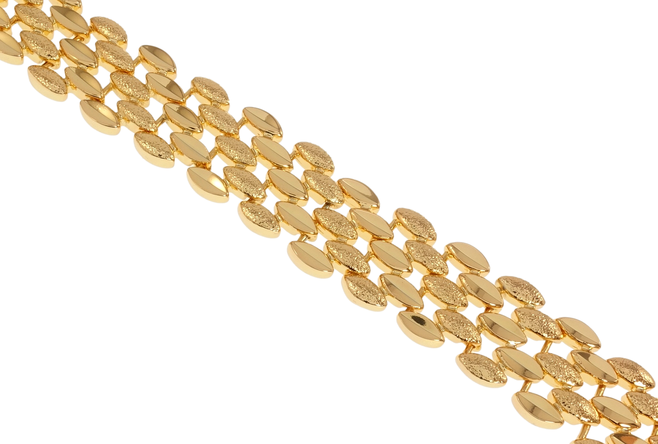 

Браслет Xuping Позолота 18K "Браслетное плетение" размер с доп.замком 17,19см х 14мм