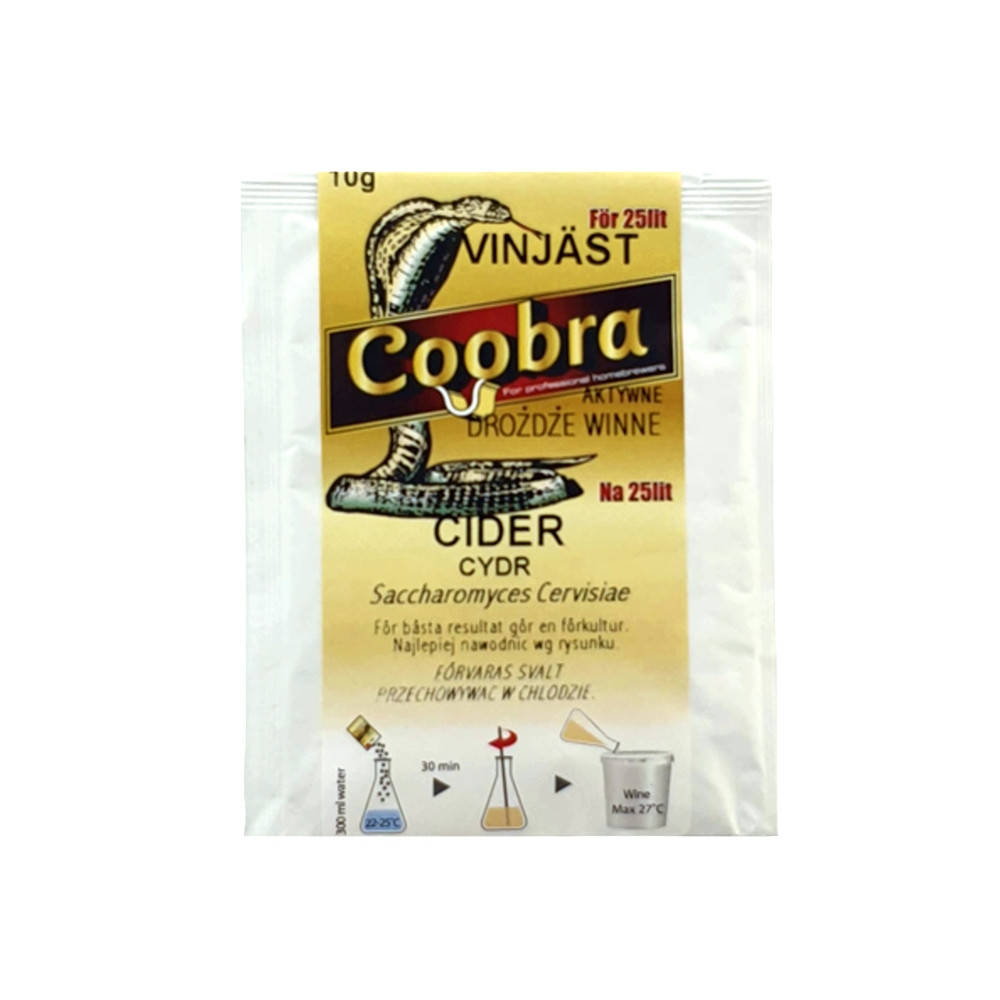 

Сухие дрожжи Сoobra Cider (сидр)