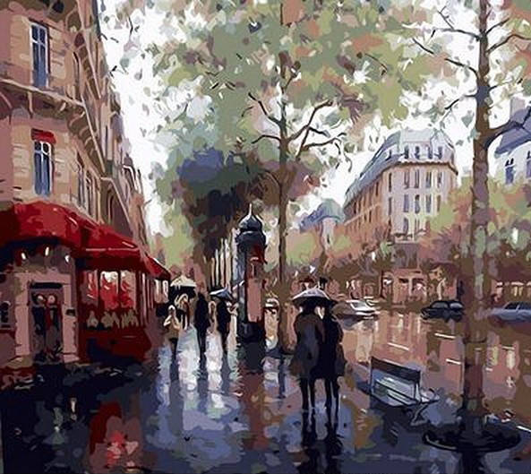 

Картина по номерам Дождливый день 40 х 50 см (MR-Q100)