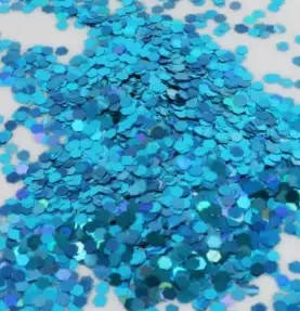 

Конфетти "Чешуйки" 3 мм голубое, 50 г