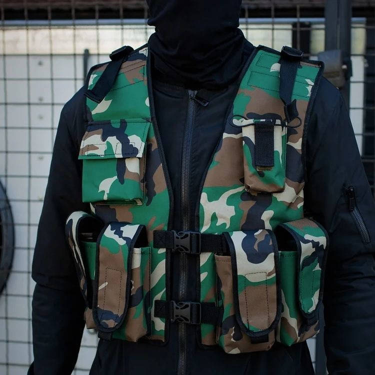 

Жилет разгрузочный / Розгрузка на 10 карманов / Тактическая разгрузка РПС. Цвет: дубок