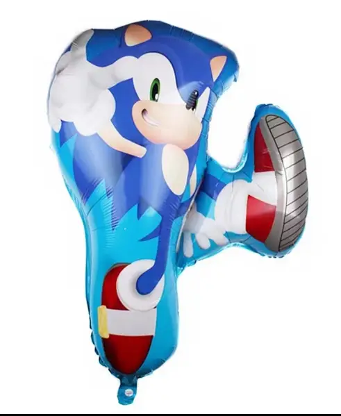 

Фольгированный шарик КНР (64х71 см) Sonic Соник, Разные цвета