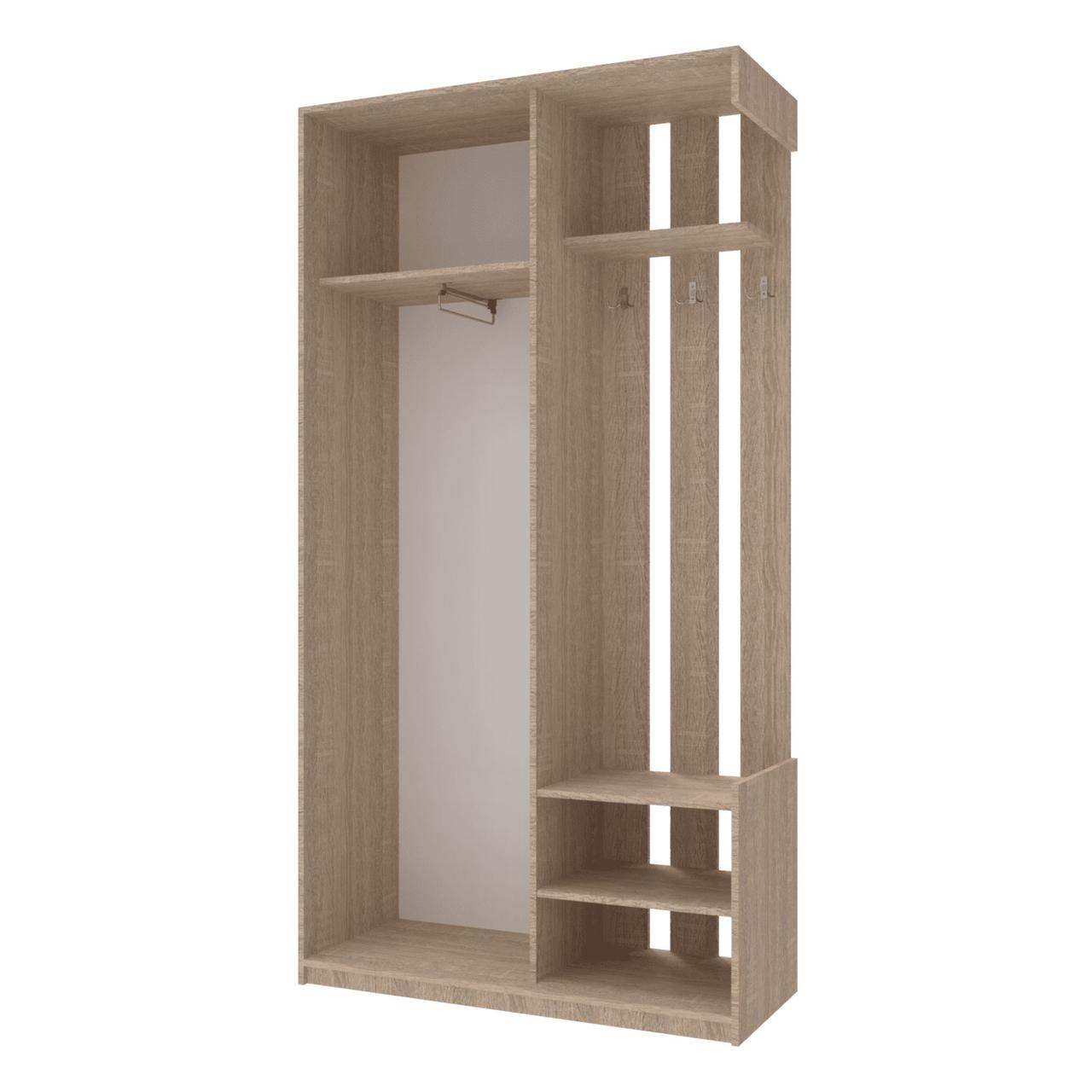 Передпокій Doros City One Door Дуб Cонома 1 Дзеркало 110х45х210 (44900083) 3