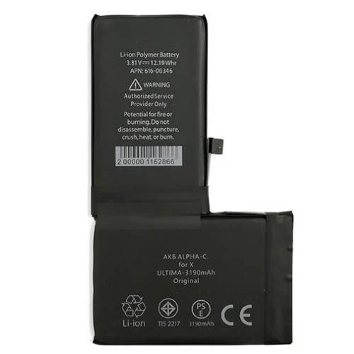 

Аккумулятор батарея Iphone X усиленный 3190mAh