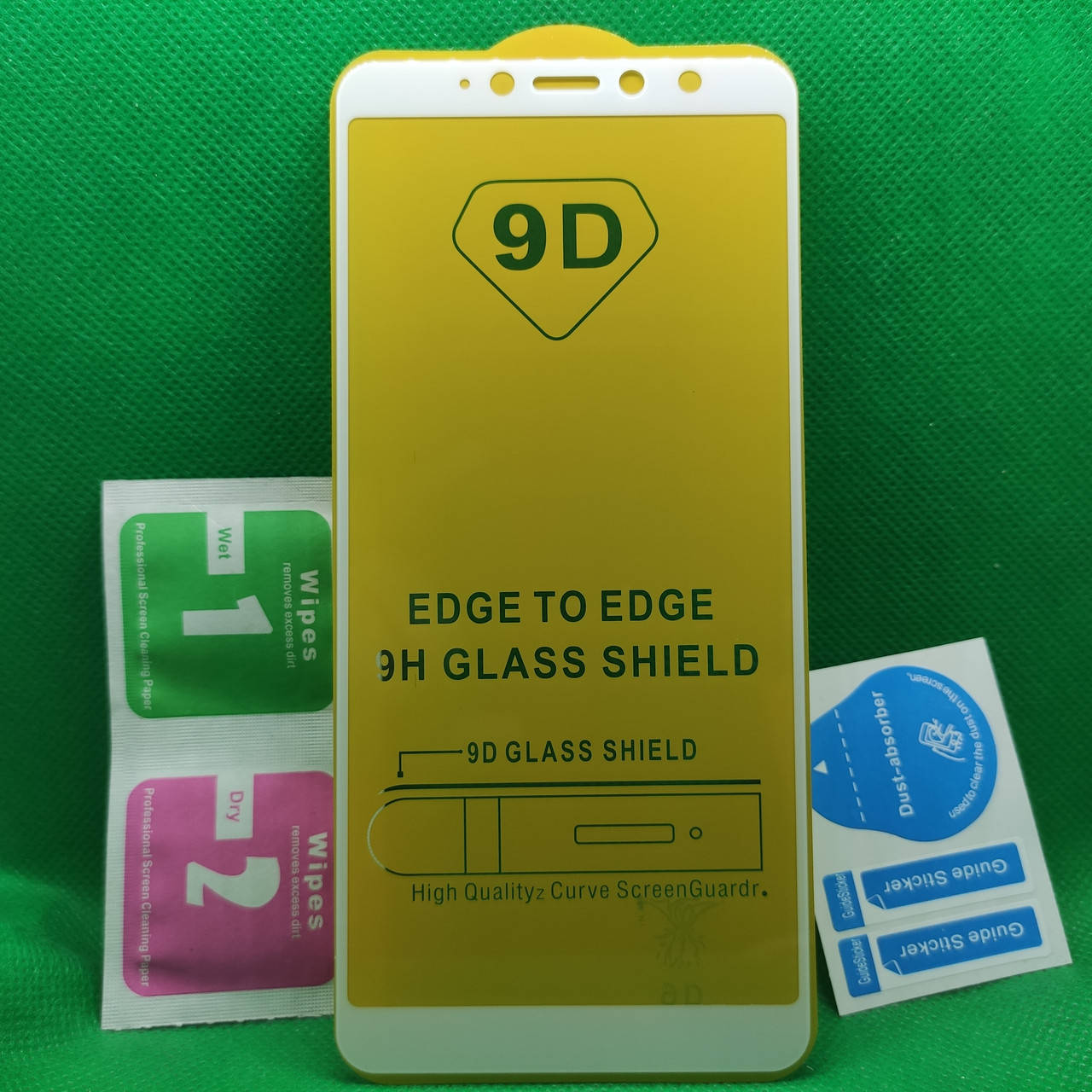 

Защитное стекло для Xiaomi Redmi S2 Full Glue 9D 9H на весь экран телефона клей по всей поверхности Белый