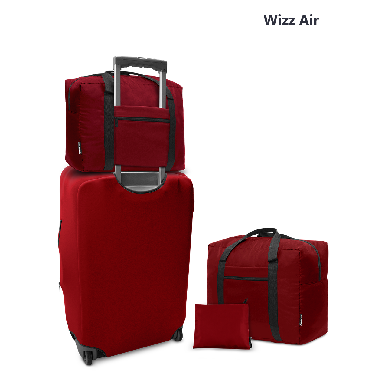 

Дорожная сумка для ручной клади бордо 40*30*20 см Wizzair, Синий
