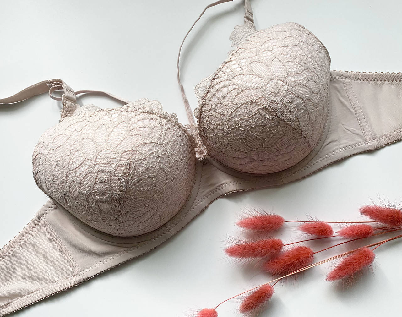 

Бюстгальтер женский, поролон, Weiyesi, код 7117 Пудровый, 90C