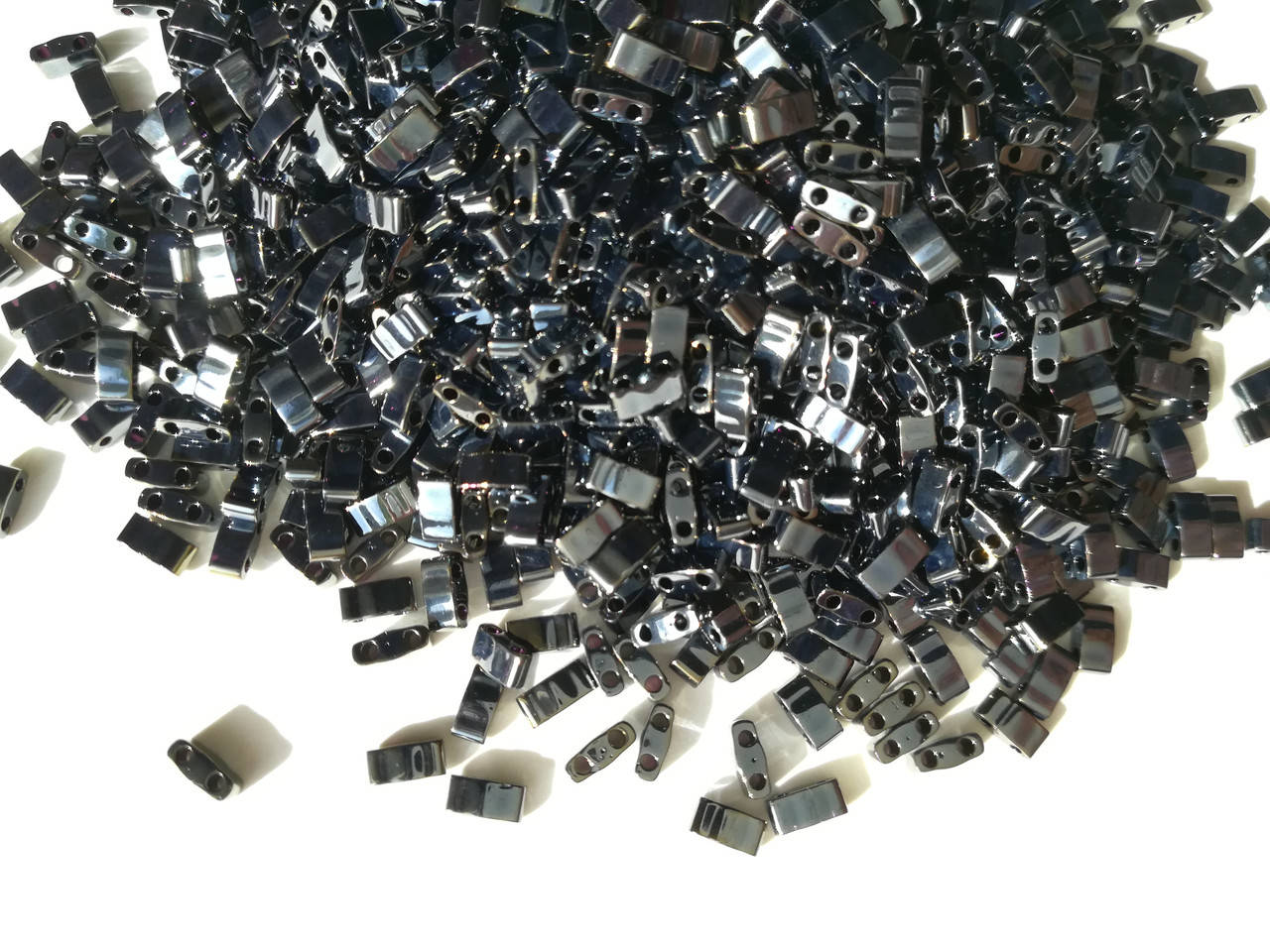 

Miyuki Half Tila HTL0464 Light Gunmetal
