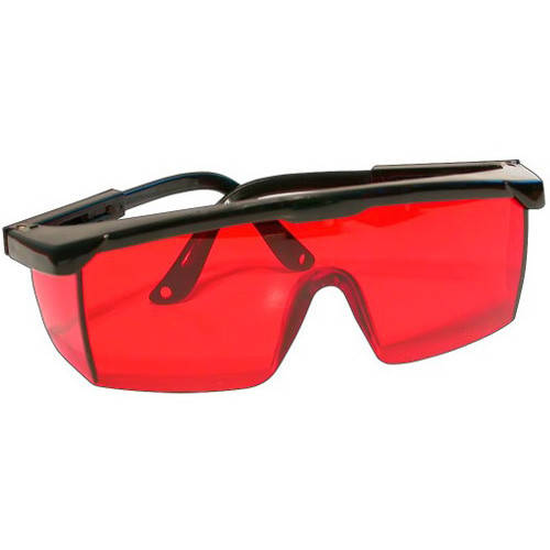 

Очки красные усиливающие защитные ВТВ для лазерного уровня, нивелира