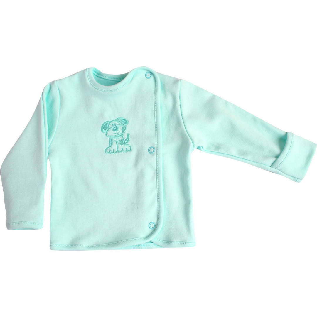 

Кофта для новорожденной девочки ментоловий