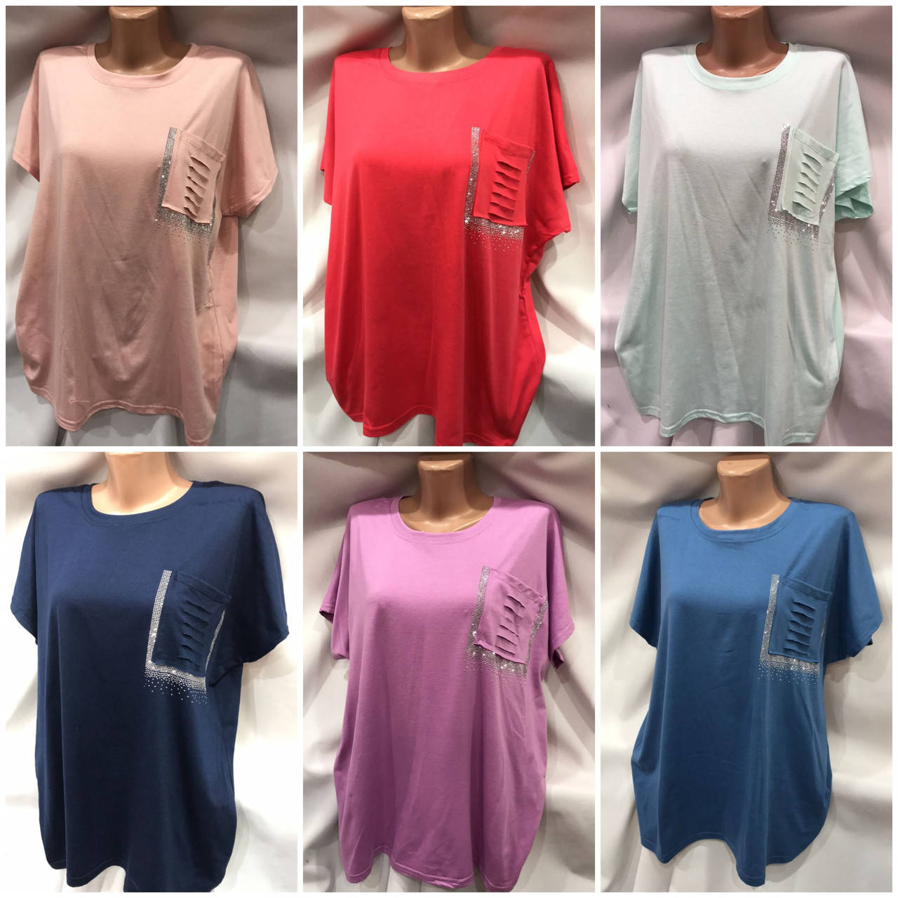 

Туника жіноча з кишенею на грудях