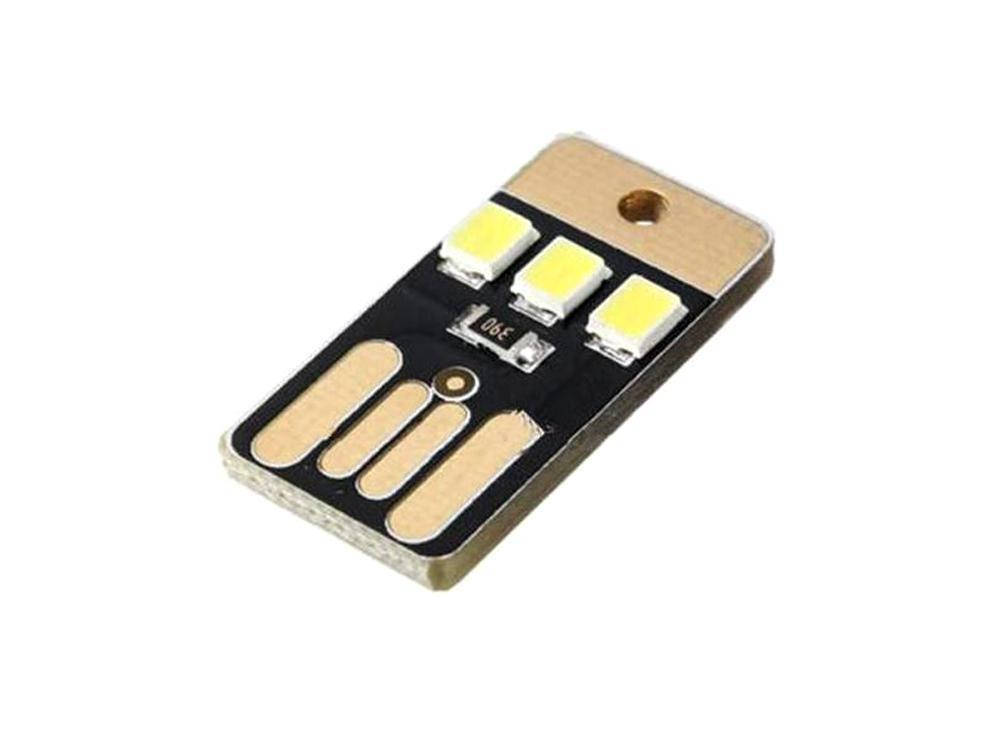 

Карманный USB мини-фонарик с тремя светодиодами