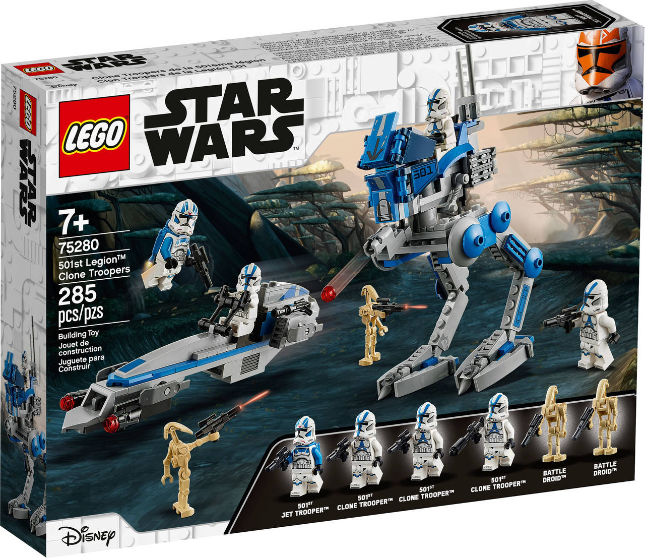 

Конструктор LEGO Star Wars Клоны-пехотинцы 501-го легиона (75280)