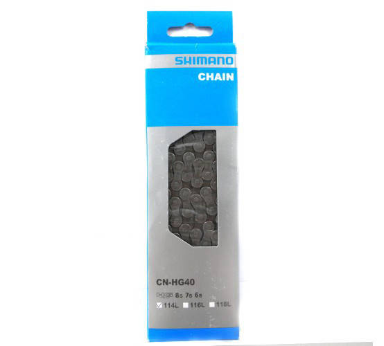 

Цепь Shimano CN-HG40, 116 звеньев, с замком (6-7-8 скоростей)