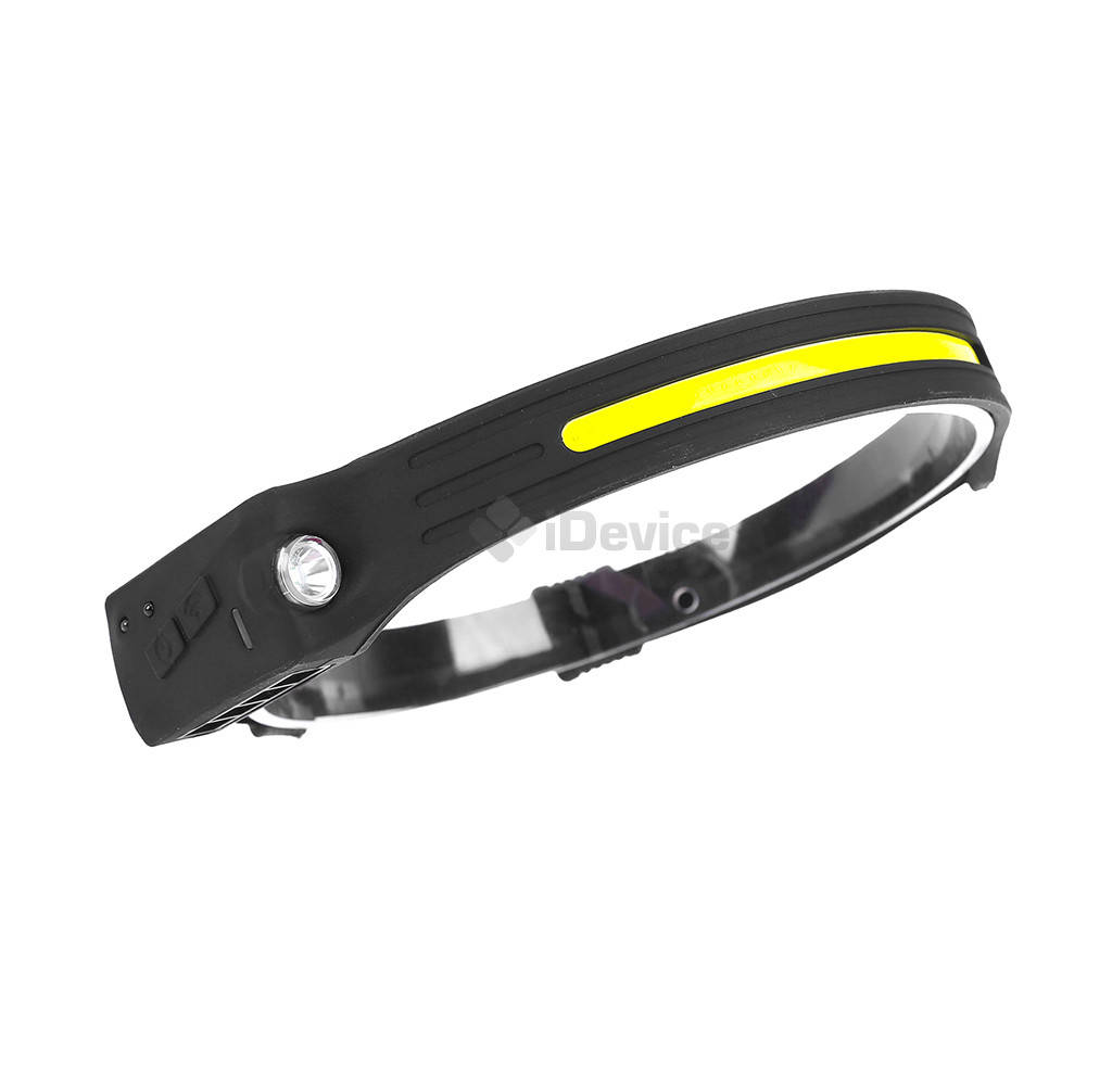 

Фонарь налобный BL G28 XPE+COB с сенсором