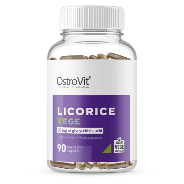 

Добавка для імунітету OstroVit Licorice Vege 90 caps