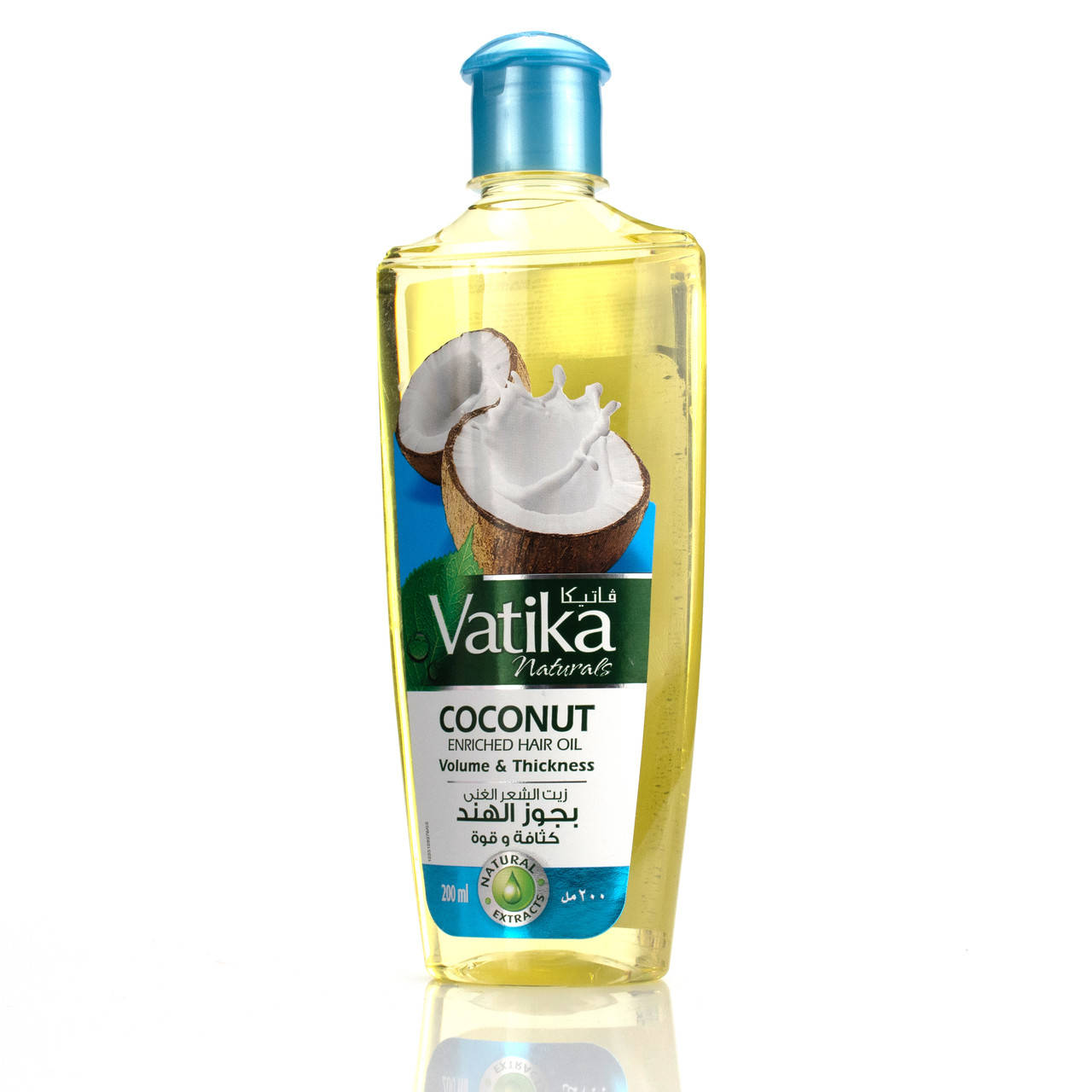 

Масло для волос с кокосовым маслом, Dabur Vatika Coconut Enriched Hair Oil 200 мл