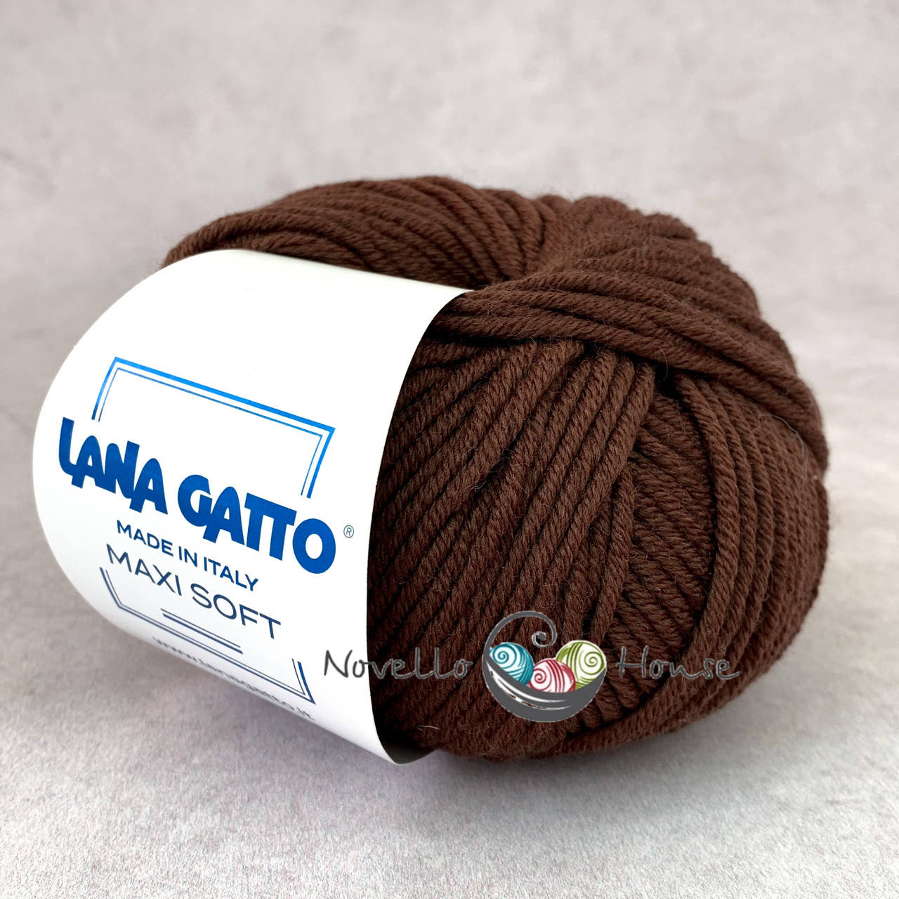 

Lana Gatto MAXI SOFT (Лана Гатта Макси Софт) № 10040 коричневый (Пряжа меринос, Нитки для вязания)