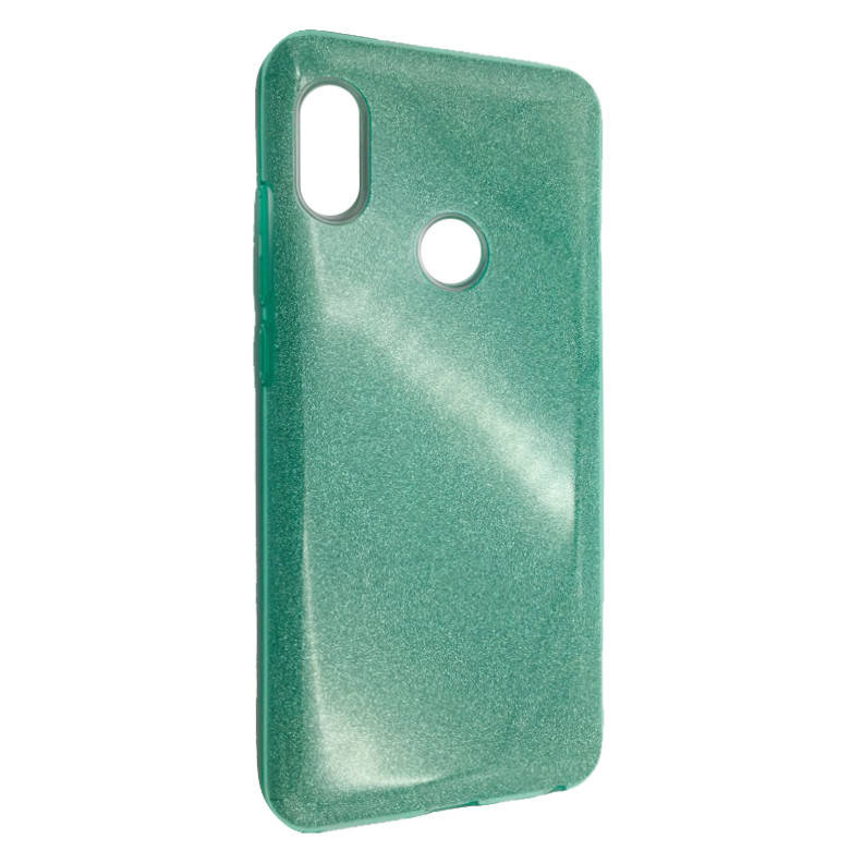 

Чехол-накладка DK Silicone Glitter Heaven Rain для Xiaomi Redmi Note 5 (green), Зелёный