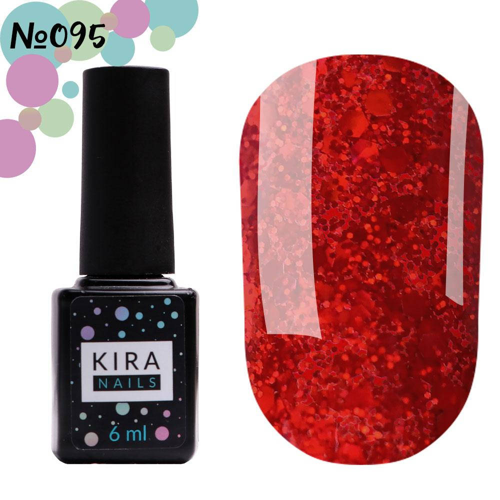 

Гель-лак Kira Nails №095, 6 мл (насыщенный красный с микроблеском)