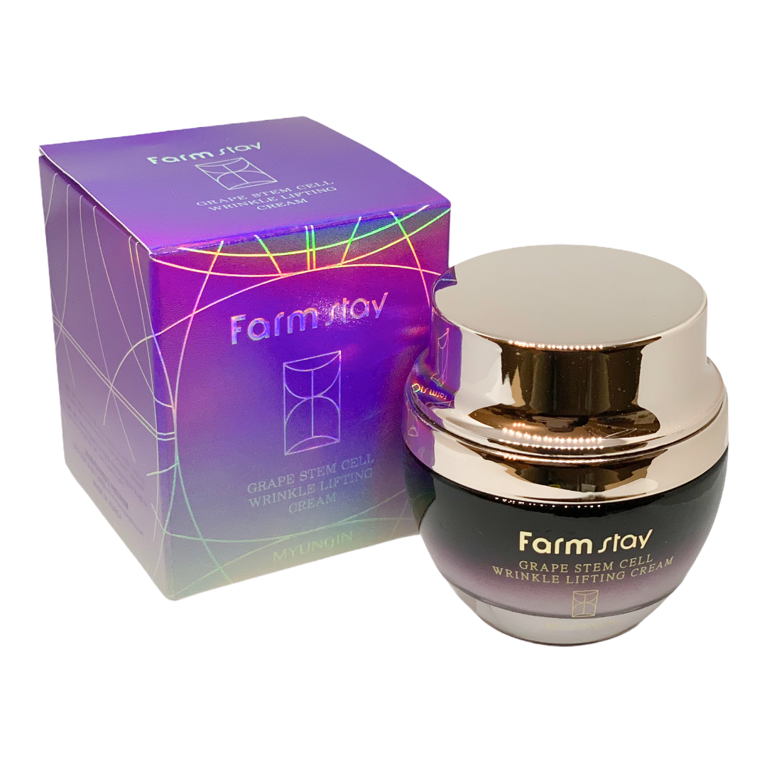 

Лифтинг-крем с фито-стволовыми клетками винограда FarmStay Grape Steam Cell Wringkle Lifting Cream