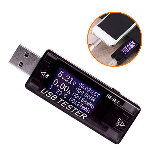 

USB тестер тока, напряжения, мощности, энергии мАч Втч 4-30В 0-5А BB