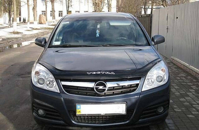 

Дефлектор капота, мухобойка Opel Vectra C 2006-2008/рестайлинг VIP