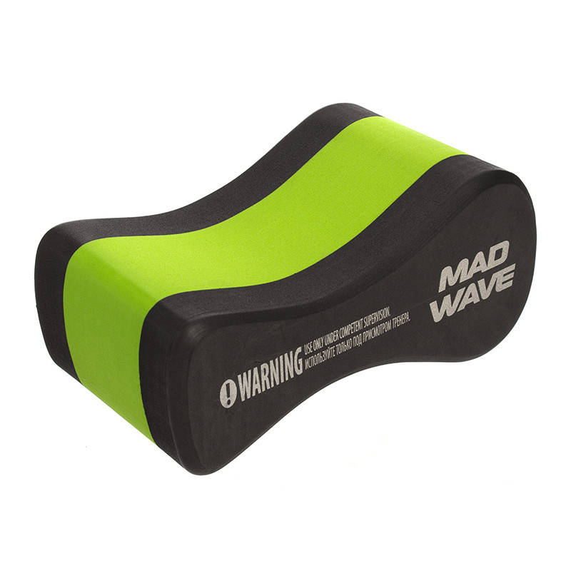 

Распродажа! Колобашка для плавания Mad Wave EXT Pullbuoy (Black/Lime)