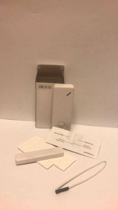 

Беспроводной датчик открытия двери окна для gsm сигнализации 433 MHz