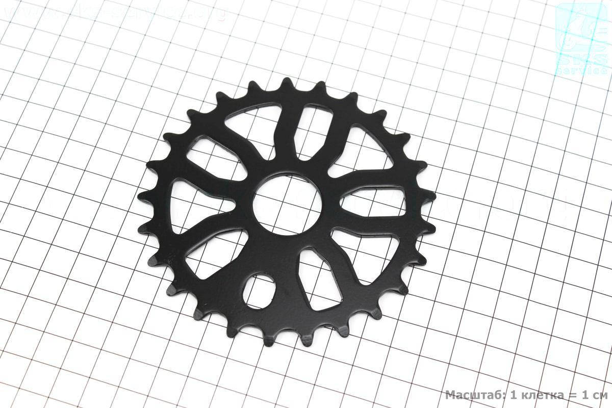 

Звезда передняя 25Т 1/2"x1/8" BMX, черная KL-C117 (406952)