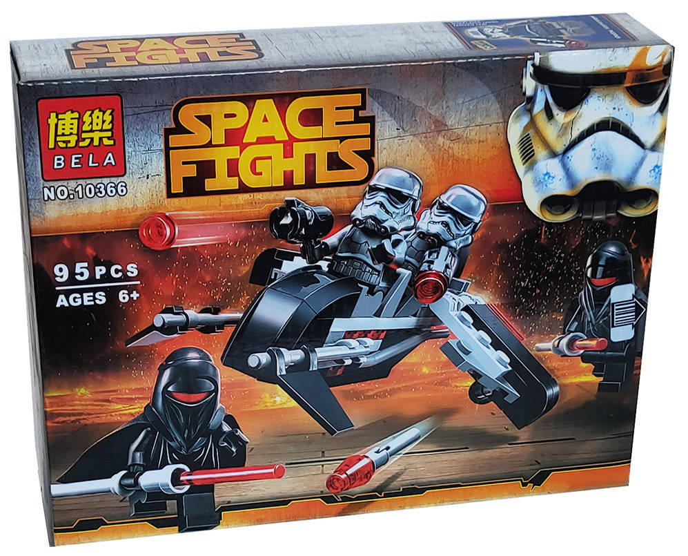 

Конструктор Bela 10366 Star Wars Воины Тени (Shadow Troopers) 95 деталей