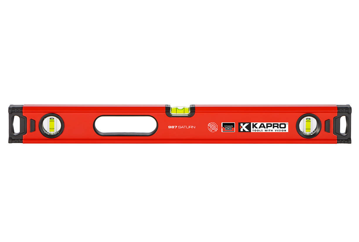 

Уровень строительный 1500мм, 3 глазка "Saturn" KAPRO (987XL-41-150)