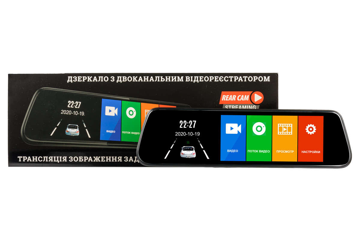 

Зеркало с видеорегистратором Phantom RMS-960 DVR Full HD-12