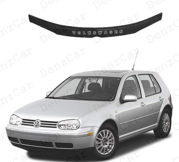 

Дефлектор капота Volkswagen Golf IV 1999-2005\Мухобойка Фольксваген Гольф 4