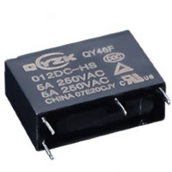 

Реле QY46F-024-HS 5A 1A coil 24VDC