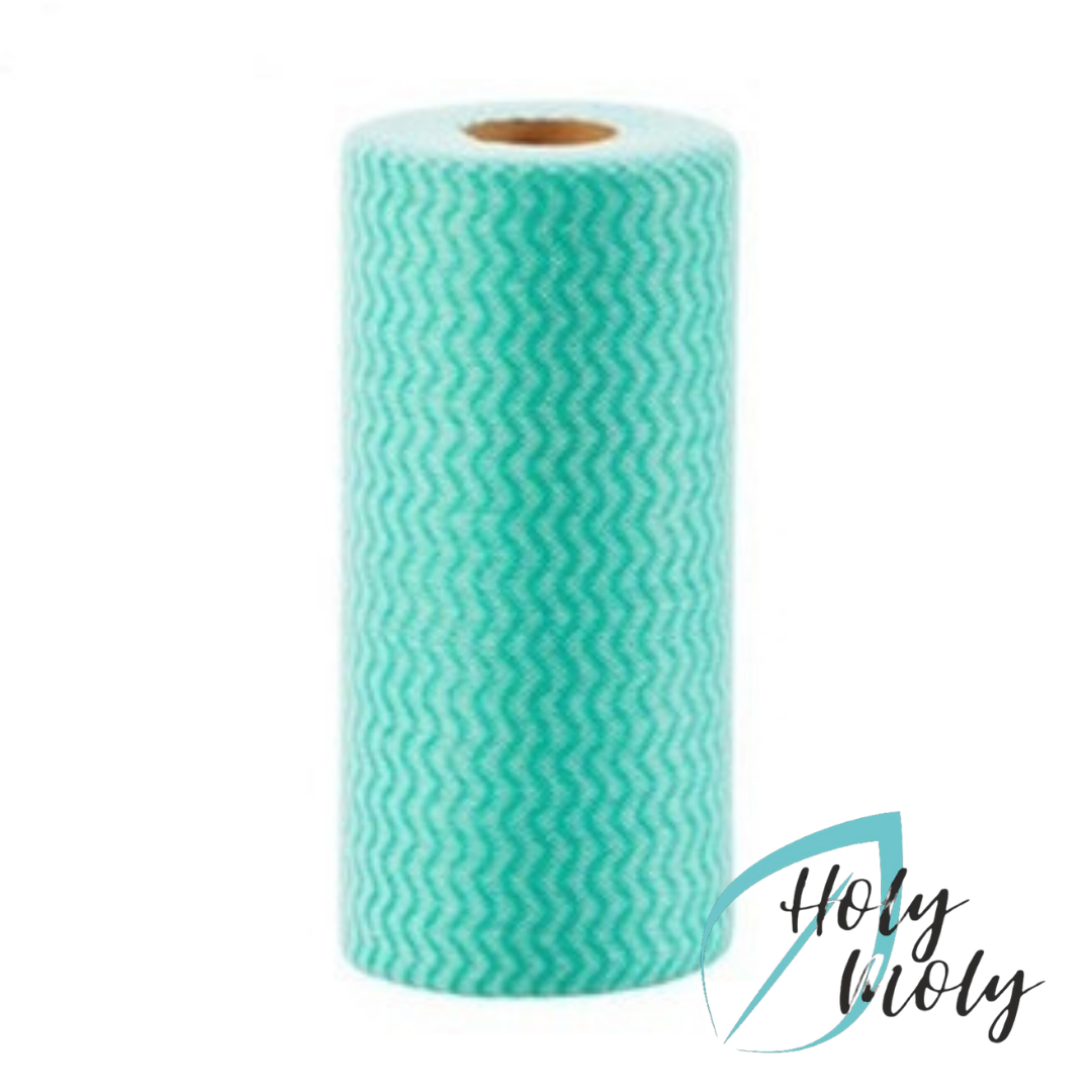 

Салфетки в рулоне Holy Moly 25/30 голубая волна 100 шт (16157Gu)