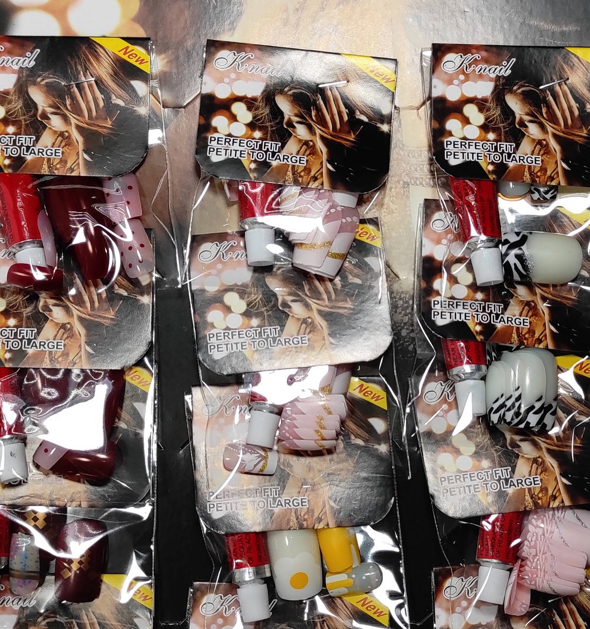 

Накладные ногти цветные K·Nail 12 штук, № 10