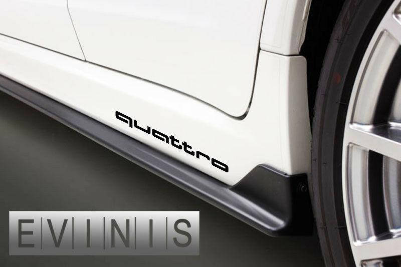 

Виниловая наклейка "Quattro 3" 3х25 см 2 шт, Белый