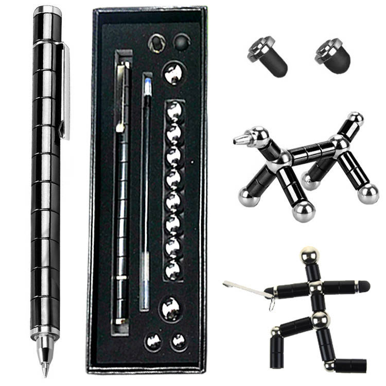 

Набор магнитная ручка конструктор Polar Pen + стилус (Черная) (PP100B), Черный