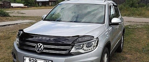 

Дефлектор капота, мухобойка VW TIGUAN с 2008г.в VIP