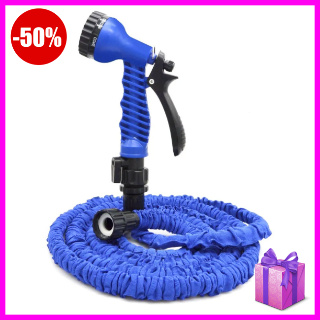 

Шланг для полива X HOSE 30 м с распылителем, садовый шланг, поливочный шланг для сада и огорода