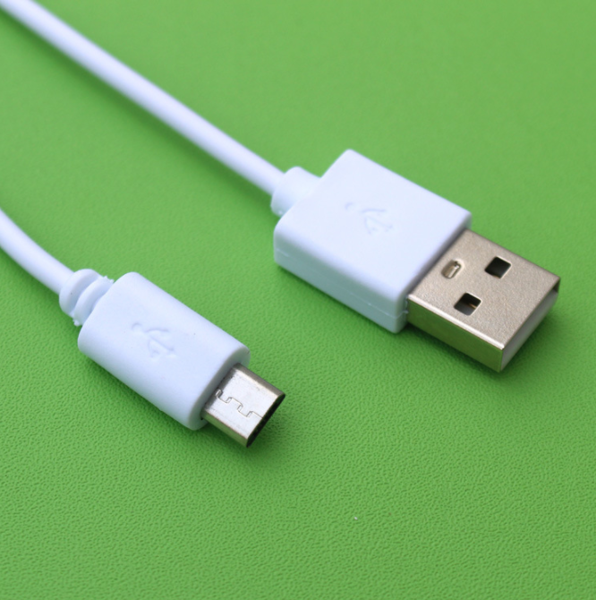 

Короткий Micro USB кабель для зарядки телефона, Белый