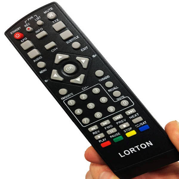 

Пульт для тюнера lorton s2-33 hd, Черный