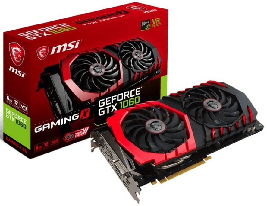 

MSI GeForce GTX 1060 Gaming X 6GB 1594MHz (GeForce GTX 1060 GAMING X 6G)