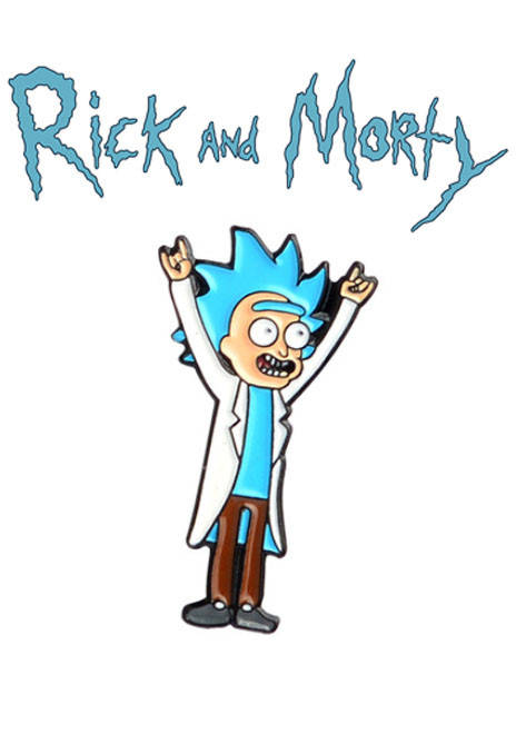 

Брошь пин значок с Риком в полный рост Rick and Morty Рик и Морти